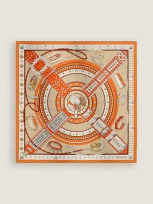 オレンジ - エルメスのカレ | レディス シルクカレ | Hermès